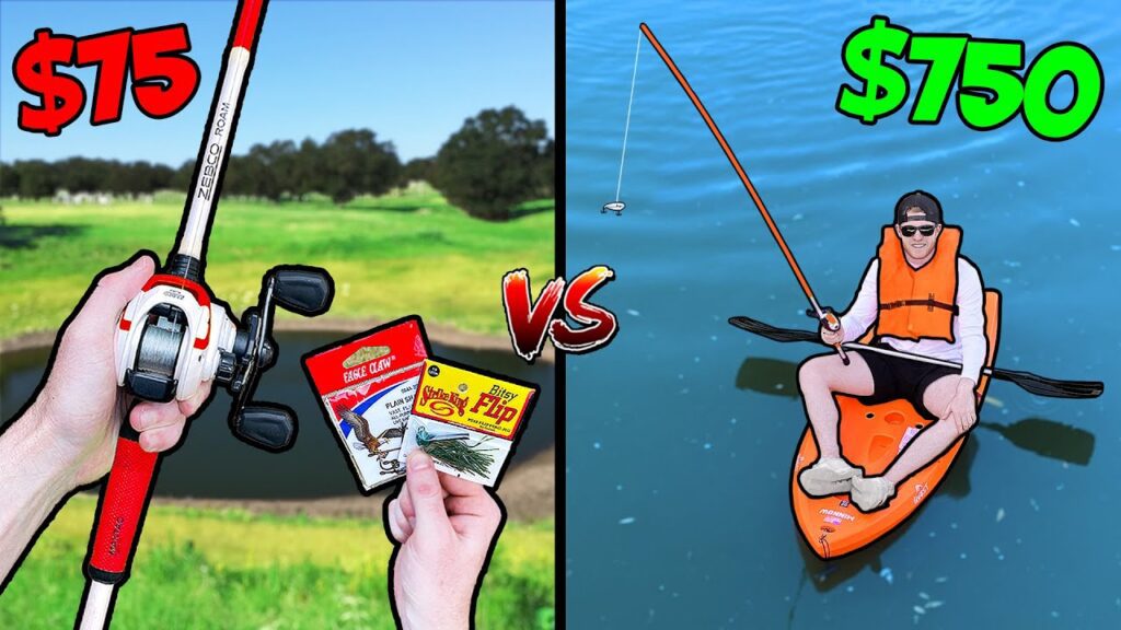 $75 vs $750 Budget Fishing Challenge
