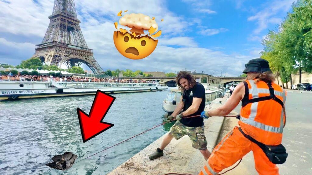 Astonishing Magnet Fishing Under the EIFFEL TOWER! Awesome finds!