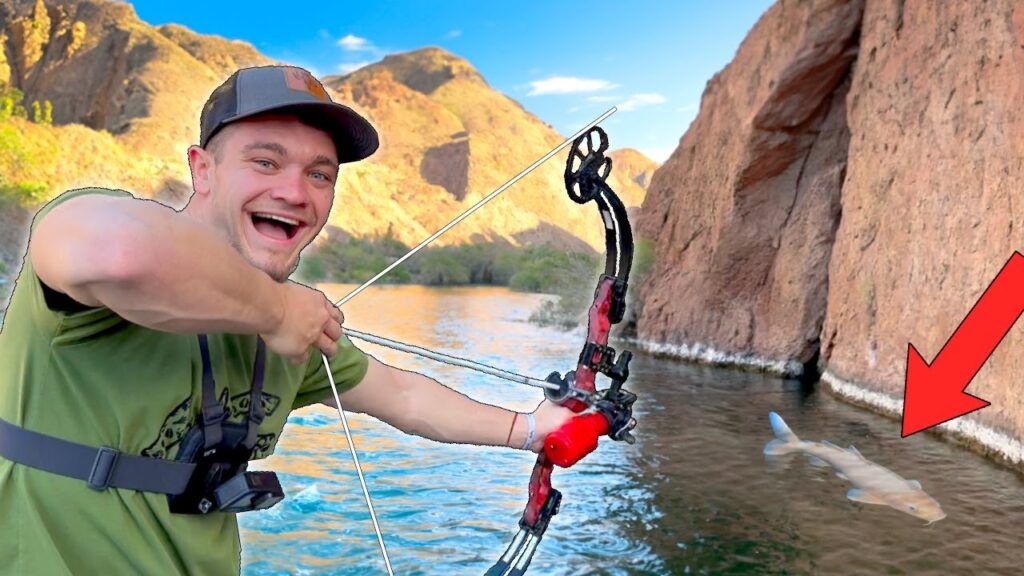Bow Fishing for RARE Albino Crap in the Colorado River!