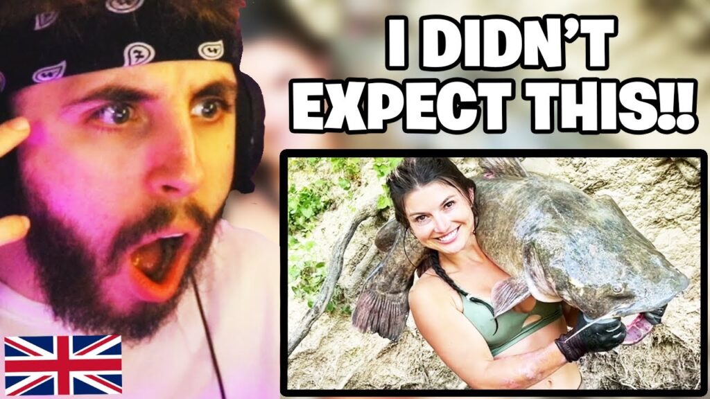 Brit Reacts to CATFISH NOODLING