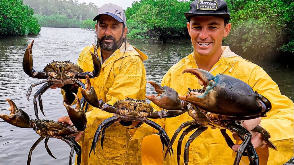 Flushed Out!! Crabbing With an EX-Pro! (Catch  Cook)