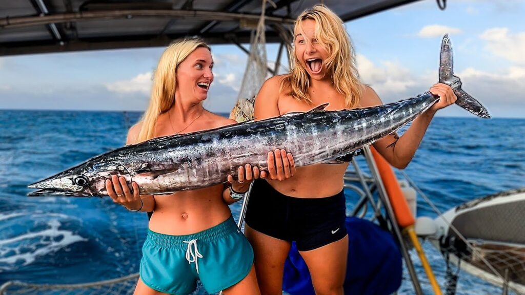 INSANE Wahoo Catch! Best Deep Sea Fishing Of Our Lives! (Pacific Crossing 5 of 8) S.V. Delos Ep. 420