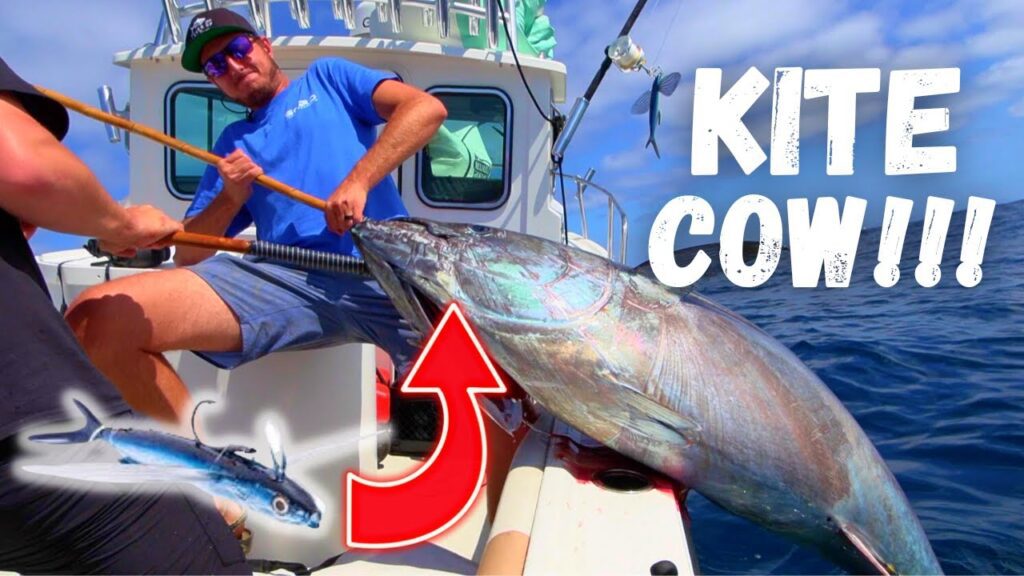 MASSIVE BLOWUP!! | Kite Fishing for COW Bluefin Tuna in Southern CA | California Flyer | San Diego