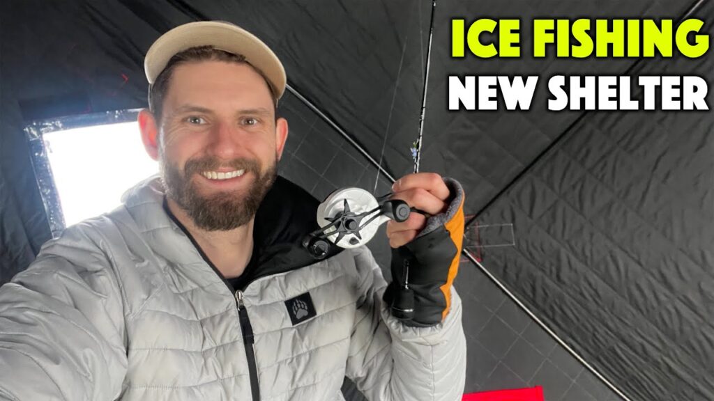 My Only Ice Fishing Trip Of 2023? NEW ICE SHACK!