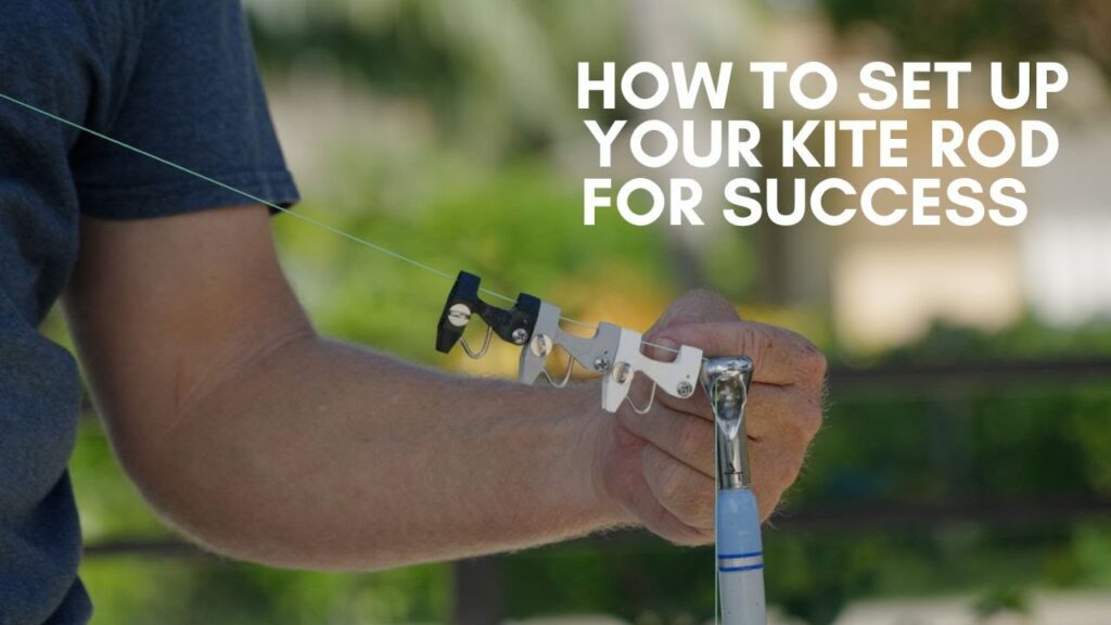Pro Fishing Tips - DIY Kite Fishing Rod Set Up - Adding Swivels, Clips  Ready to Fish!!