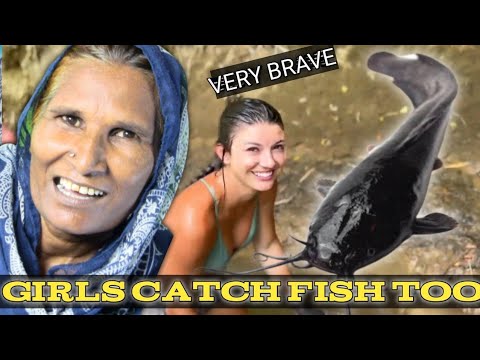 Tribal Peoples First Time reactions  Catfish Noodling: An Eye-Opening Experience.