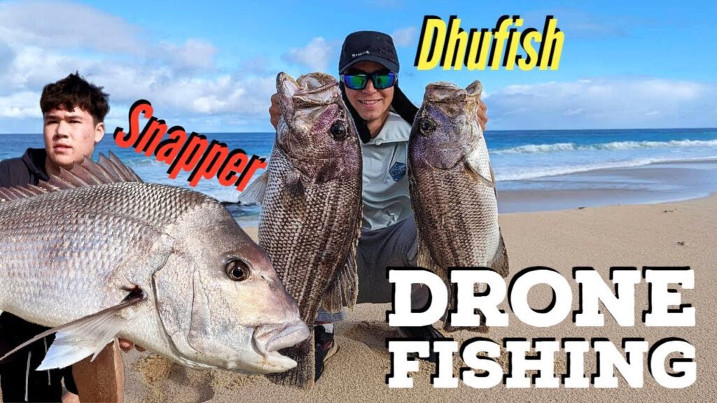 Unbelievable Drone Fishing! | Dhufish and Snapper from the Beach in Western Australia